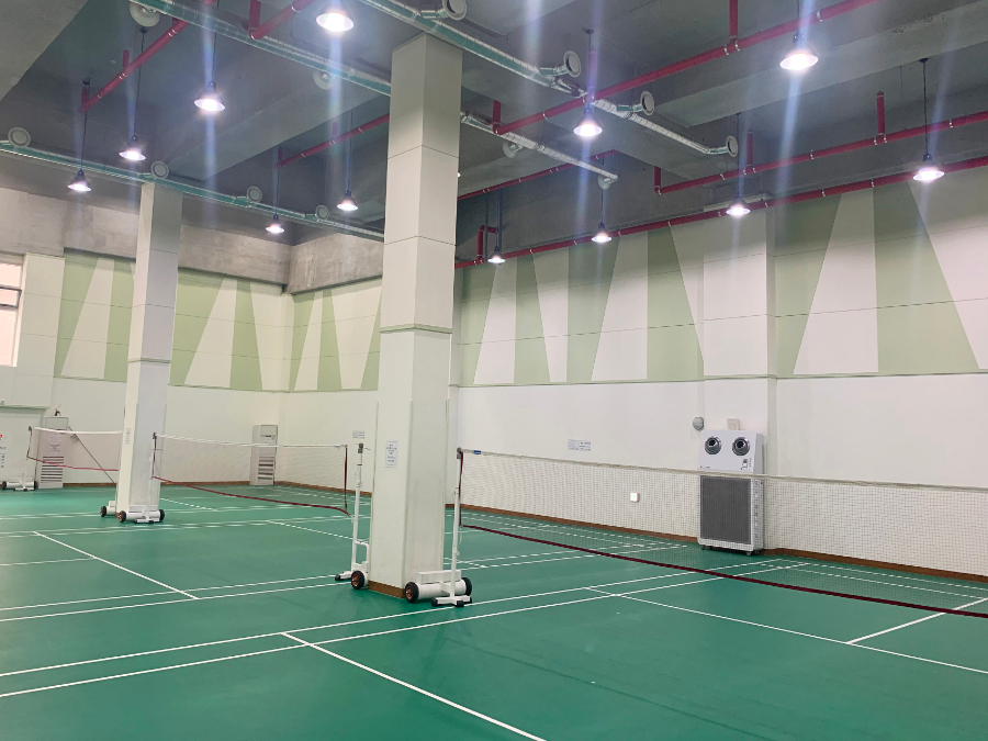 Ecover Large Capacity Air Purifier Q Series installed in sports facility