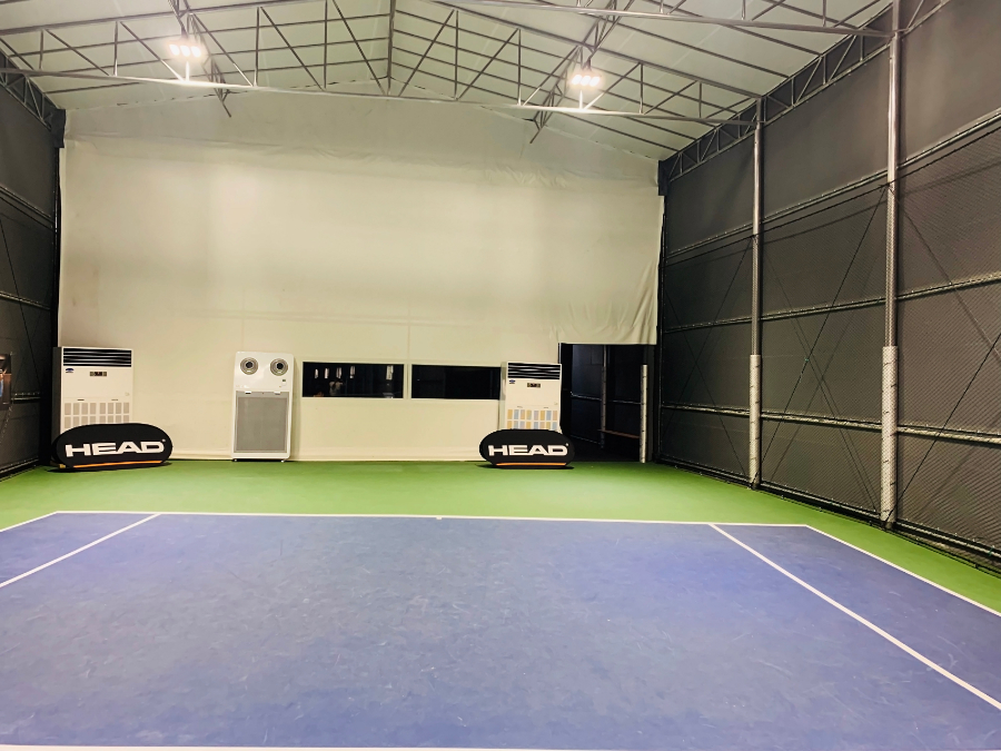 Ecover Large Capacity Air Purifier Q Series installed in sports facility