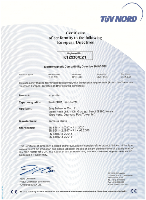 CE Electromagnetic Wave Certificate (Uni-Q242M_340M)